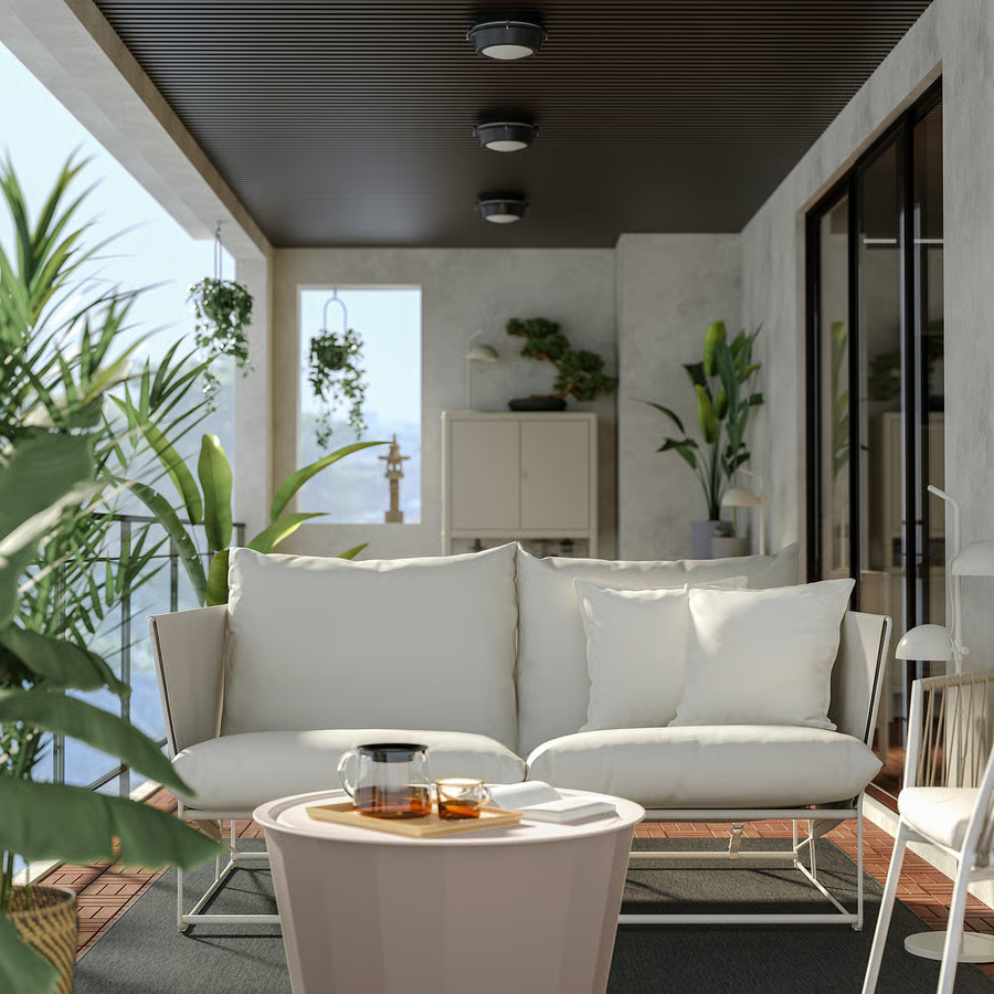 Sandhaven – 2‑Seater Outdoor Lounge Set